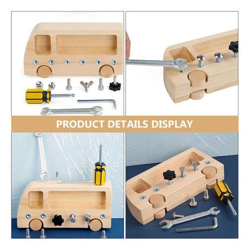 Juguetes Para Niños Pequeños Screw Bus Car