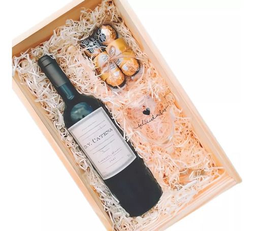 Regalos Con Vino Dv Catena Cabernet Malbec Y Copa 750ml Box