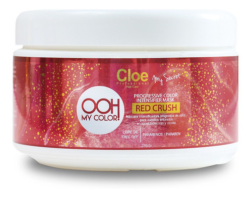 Mascara Pelo Cloe Intensificadora Color Red Crush 270 Gr