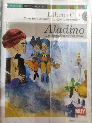 Aladino Y La Lampara Maravillosa Infantiles Librito Mas Cd