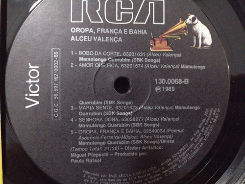 Lp Alceu Valença - Oropa, Franca E Bahia