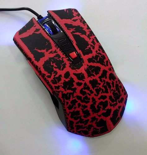 Mouse Gamer Seisa Con Luces Led Player Optico Juego Dn C4