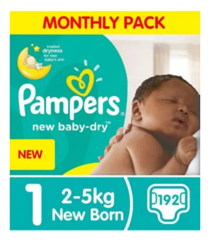 Pañales Pampers Etapa 1 X 160 U - Unidad a $1499