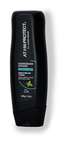 Imagen 2 de 8 de Acondicionador Atom Protect Anticaspa X 400 Ml