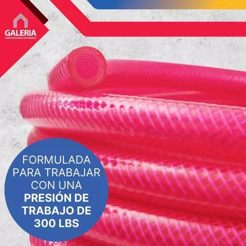 Manguera Compresor Presion Aire-agua 12 Mm 1/2 X 25 Mts