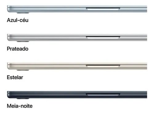 Apple Macbook Air 13 Estelar M4 16 Gb, Ssd De 256 Gb Branco