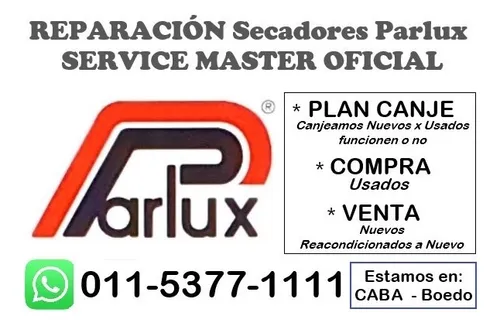Servicio Técnico Garantia Oficial Parlux Reparación Secador