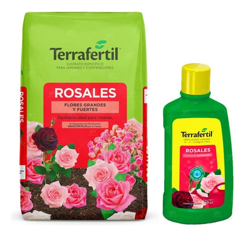 Sustrato Rosales 20 Litros Terrafertil Con Fertilizante 750c