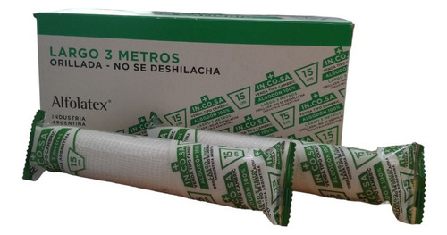 Venda Orillada Tipo Cambric Incosa 15cm Caja X 12 Un