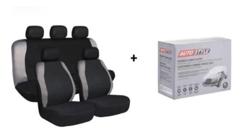 Kit Cubre Auto + Cubre Asiento Toyota Corolla