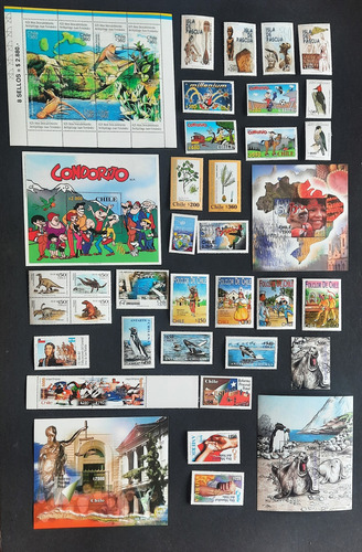 Sellos Chilenos Año 2000 Mint