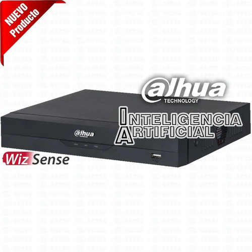 Nvr Dahua 8 Canales H265 Reconocimiento Facial Wizsense 12mp