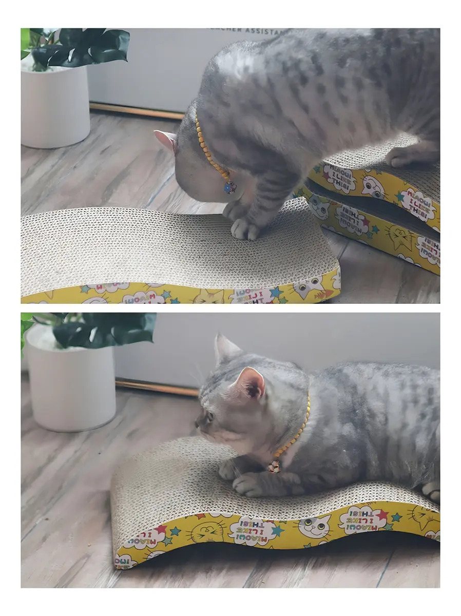 Arranhador De Gatos Cat Anti Estresse Em Rampa Catnip