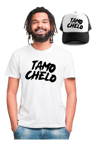 Combo Remera + Gorra - El Noba - Tamo Chelo - Unisex