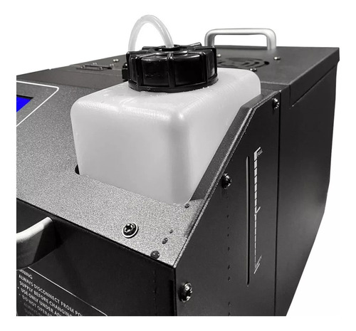Maquina De Gelo Seco Fumaça Rasteira 220v 2000w + Cor Preto