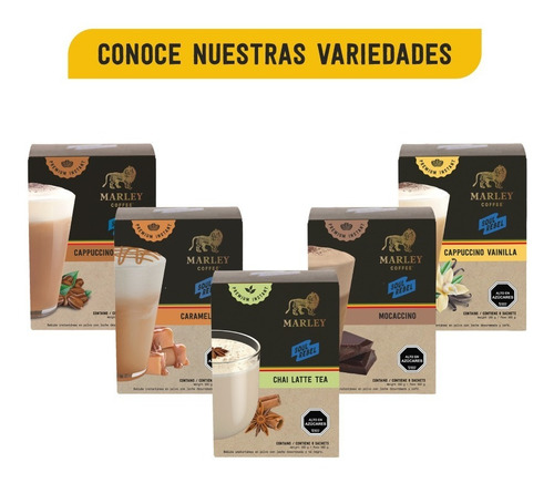 Imagen 2 de 6 de Soul Rebel Chai Latte Tea · Marley Coffee