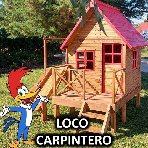 Imagen 4 de 7 de Casita De Madera Infantil Día Del Niño Navidad Reyes 2021 04
