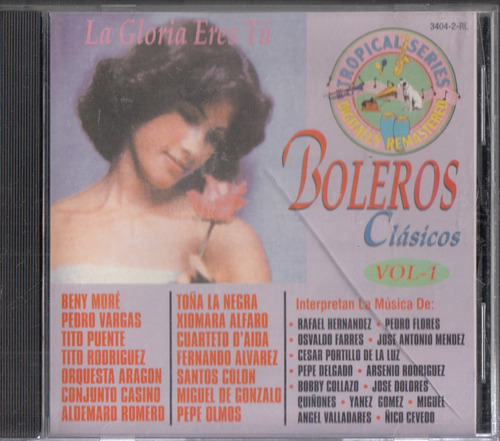 Boleros Clasicos. Vol.1. Cd Original Usado  Qqa. Be.