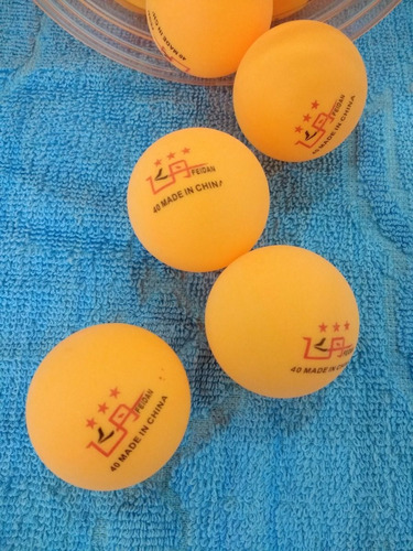 Bolas Pelotas Ping Pong Para Entrenamiento Naranja X 18 Unds