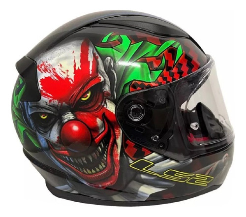 Casco Integral Ls2 Ff353 Happy Dreams Black Con 2 Visores