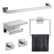 Comprar Juego De Accesorios De Baño Con Barra Y Soporte De Toalla