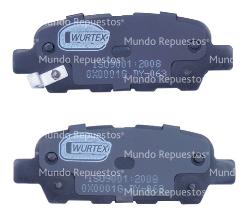 Pastillas Freno Nissan X-trail 2500 Qr25de Traseras 2.5 2014