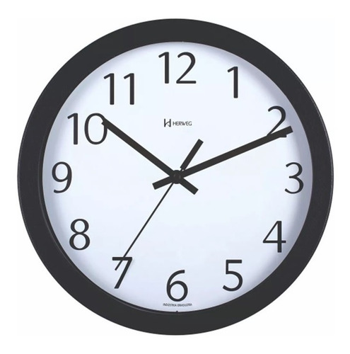 Relógio De Parede 30 Cm Alumínio Herweg Ref. - 6711s - Excelente Praia | Mar - Não Enferruja - Garantia De 1 Ano.
