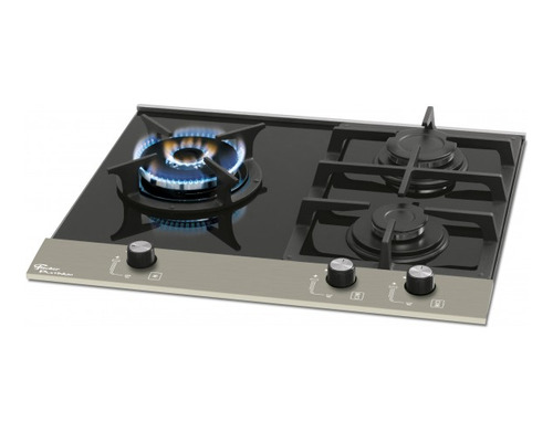 Fogão Cooktop Fischer 3q Platinium Mesa Vidro