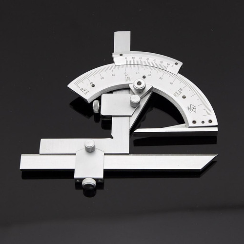 Eoocvt 0-320 ° Acero Inoxidable Universal Vernier Bisel Tran