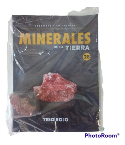 Fascculo   Minerales Entrega N 28 Yeso Rojo Ktabllee