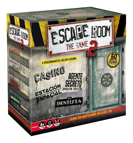 Escape Room Sala De Escape Juego Mesa Español Orig Ingenio