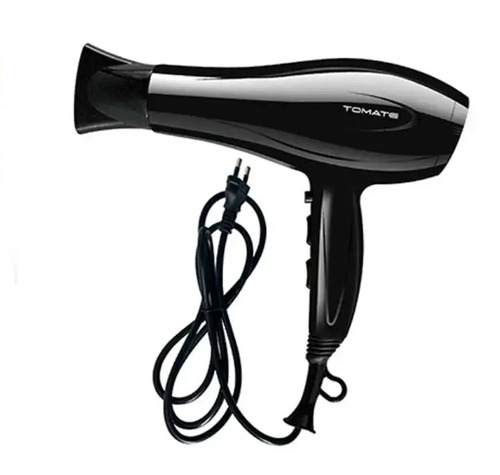 Tomate MSE-2600A Secador De Cabelo Profissional 1900w 3 Temperaturas Cor Preto 127V