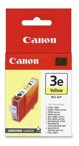 Cartucho Canon 3e Yellow Bci-3ey