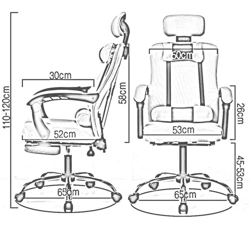Silla Gamer Ejecutiva Wynn Varios Colores Oficina Metinca