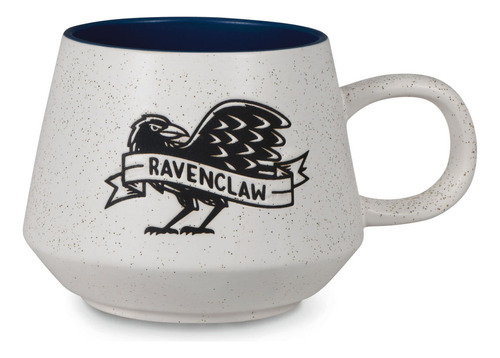 Taza Harry Potter Casas Hogwarts Elegante Retro Hallmark Color Azul Petróleo Ravenclaw