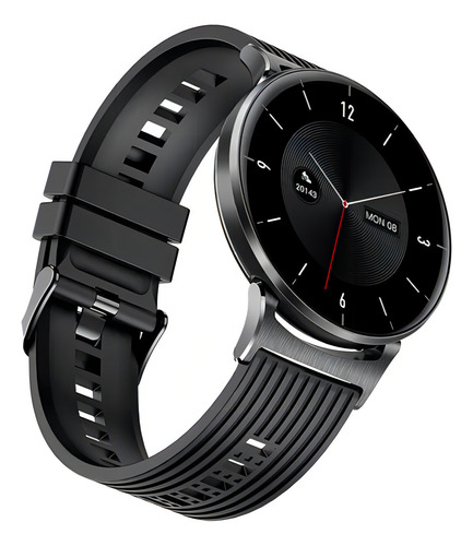 Smartwatch Kumi Gw1 Relógio Digital Inteligente. Cor da caixa Preto Cor da pulseira Preto Cor do bisel Preto Desenho da pulseira Silicone