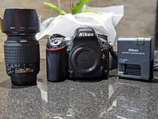 Camara Nikon D750 Con Lente Nikkor 55-200mm 5.6g Ed Usado