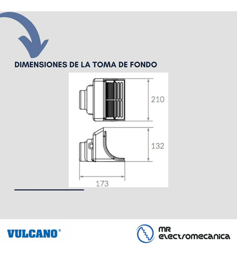 Skimmer Vulcano + Kit Accesorios Para Pileta Fibra Grande