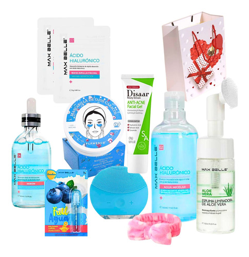 Kit Cuidado Facial Hidratante Acido Hialuronico Anti Acné