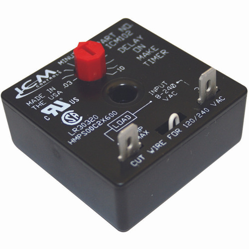 Icm Controls Icm102 Delay On Make Timer With .03-10 Minu Yyn