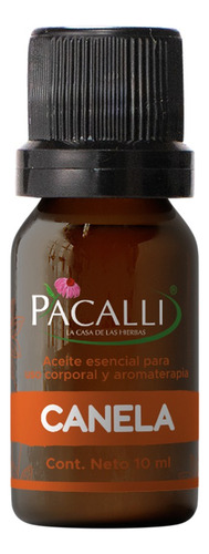Aceite Esencial De Canela 100% Puro 10 Ml Pacalli