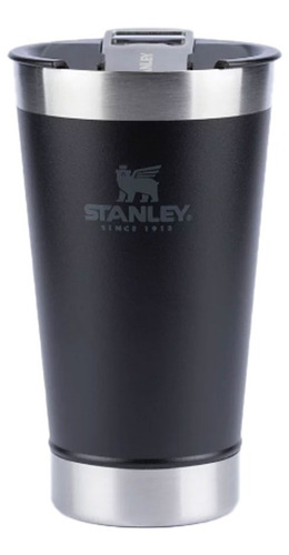 Copo Térmico Stanley Inox Cerveja Com Abridor Preto 473ml