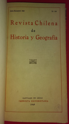 Revista Chilena De Historia Y Geografía N.º 112 