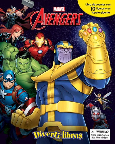 Marvel Avengers Infinity Divertilibros - Libro Con Juguete