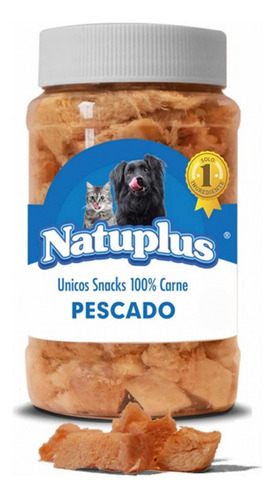 Snack Perro/gato Naturales Natuplus Sabor Pescado X 100 Grs.