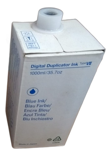 Tinta Digital Duplicador Ricoh Azul 1000ml Ink Blue Tipo Vii
