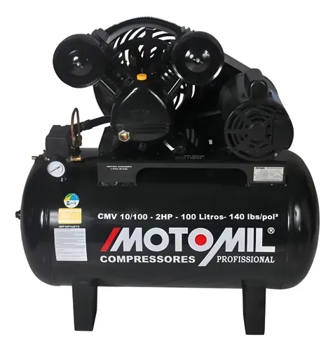 Compressor Motomil 100 litros para pintura com pistola