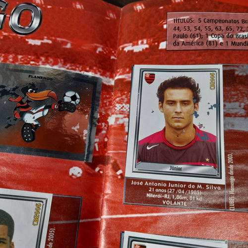 Imagem 5 de 10 de Album Campeonato Brasileiro 2006 Faltam 3 Figurinhas, Panini
