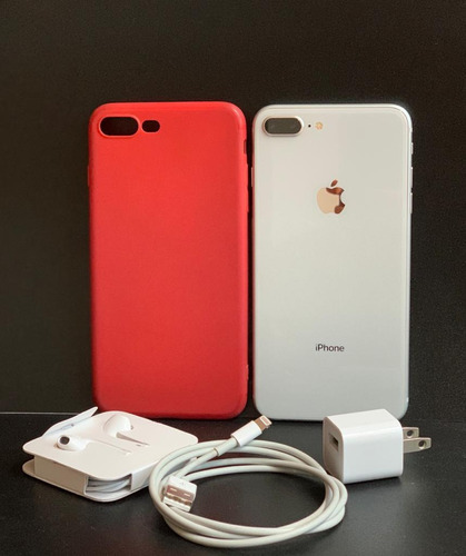 iPhone 8 Plus 64gb (cargador, Audifonos Y Forro Originales)