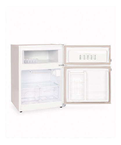 Imagen 2 de 3 de Heladera minibar Neba A128 blanca con freezer 124L 220V